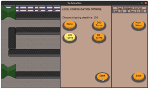 Toy Factory Fixer - Level Configuration