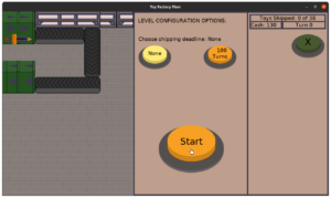 Toy Factory Fixer - updated level configuration menu