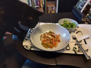 LD50: Pasta and salad and a jealous Gizmo