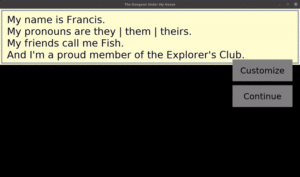 Renaming player's character