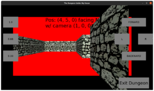 The Dungeon Under My House - in-dungeon raycasting walls