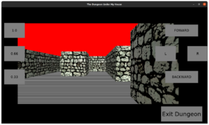 The Dungeon Under My House - in-dungeon floor rendering with horizontal lines