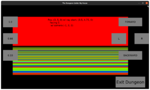 The Dungeon Under My House - in-dungeon floor rendering with horizontal lines