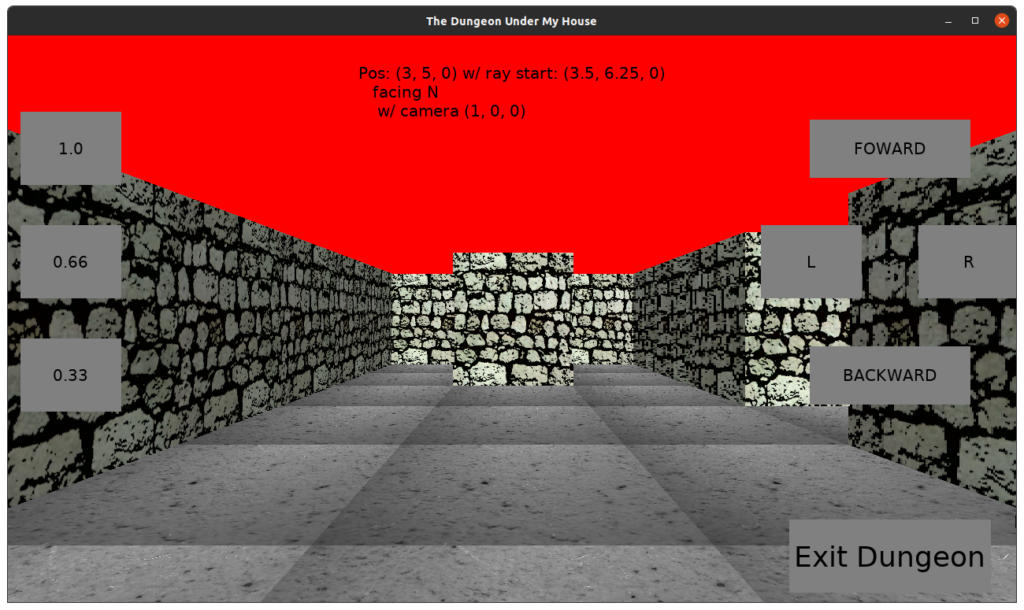 The Dungeon Under My House - in-dungeon floor rendering