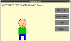 The Dungeon Under My House - new character customization mock-up