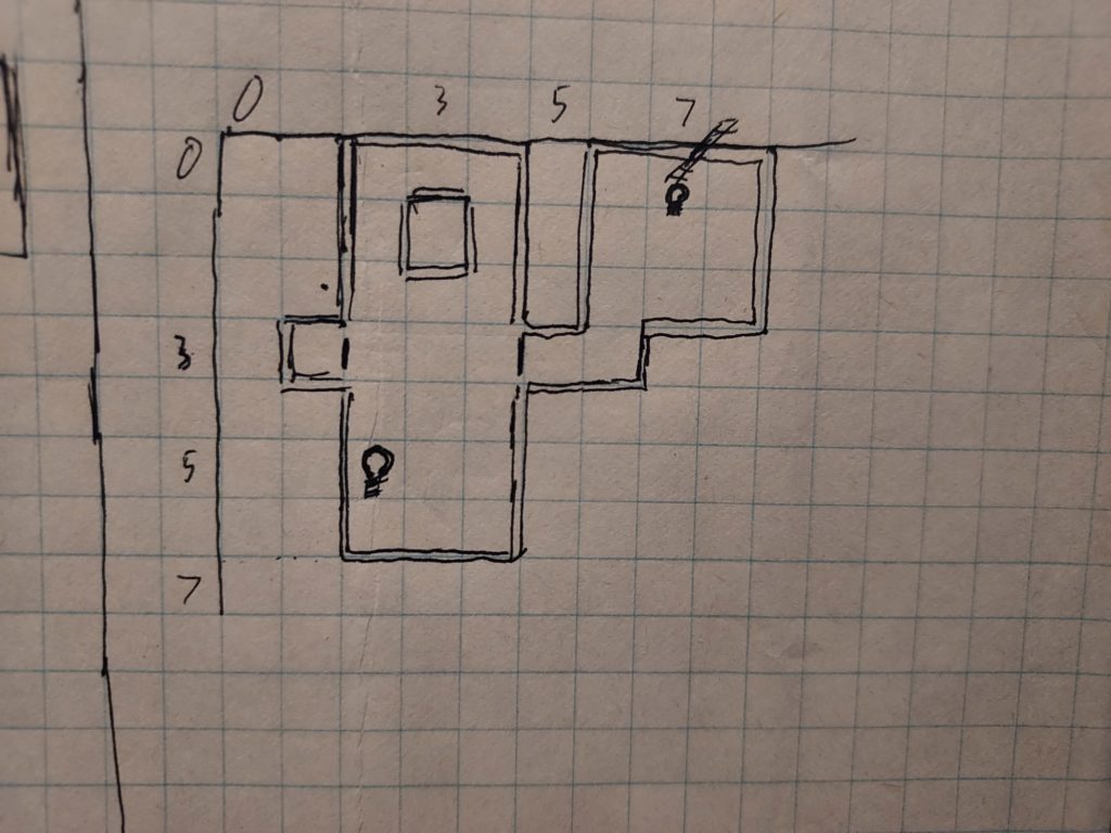 The Dungeon Under My House - test dungeon layout