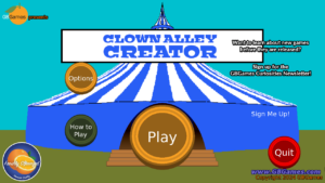 Clown Alley Creator new title screen