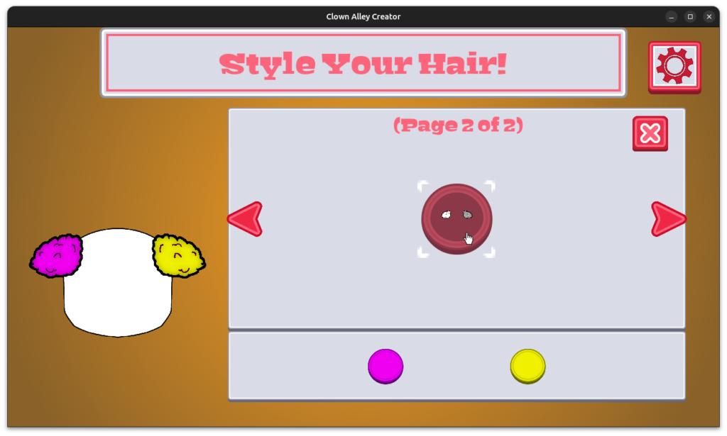 Clown Alley Creator - split-dye hair