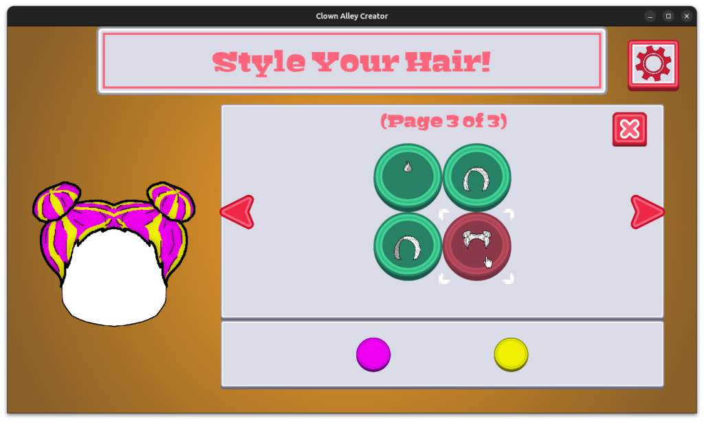 Clown Alley Creator - buns with highlights