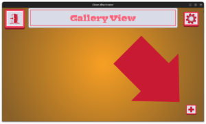 Clown Alley Creator - big arrow pointing at which button to press