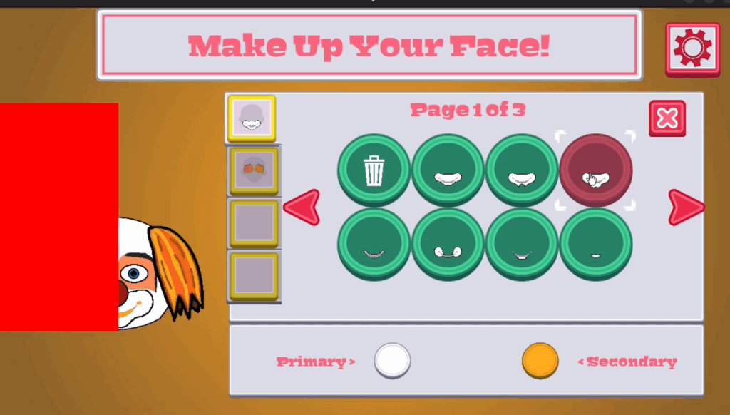 Clown Alley Creator - proof of concept for transition animation